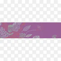 紫色树叶线条背景