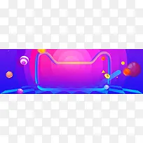 66大促激情狂欢渐变banner