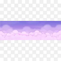 紫色云朵背景