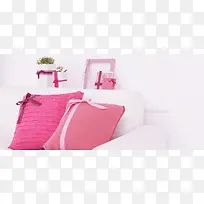 家装沙发抱枕背景
