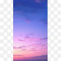 唯美彩色天空高清H5背景