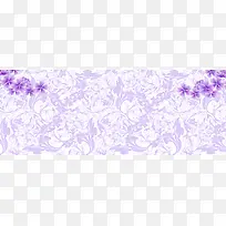 紫色花纹对称