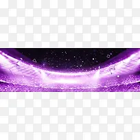 紫色激情狂欢电商海报banner背景