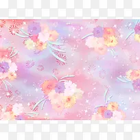 光感美容底纹花纹展板背景