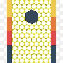 格子纹理多色几何条形封面海报背景