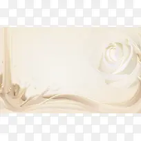 唯美玫瑰月季奶茶海报背景