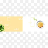 简约创意奶茶banner
