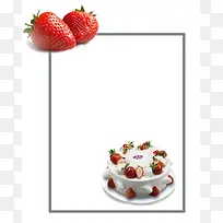食物食品蛋糕草莓