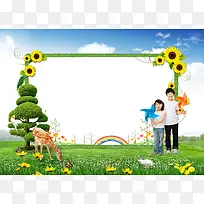 儿童节背景素材