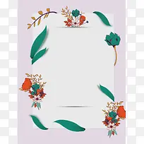 春季新品上市创意海报背景模板