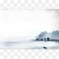 中国元素水墨画背景
