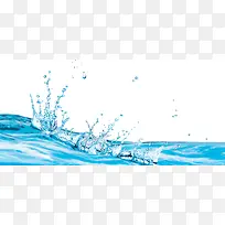 清新水花海报背景banner