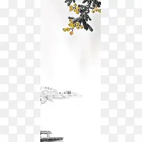 简单水墨 水墨背景 水墨 水墨图 国画