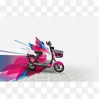 电动车海报背景素材