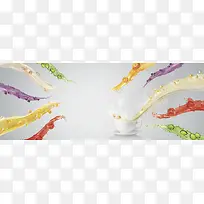 淘宝豆浆机家电海报背景banner