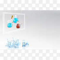 科学化验化学医疗背景
