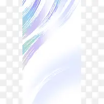 蓝色渐变曲线H5背景素材