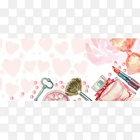 三八妇女节清新手绘浪漫banner