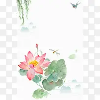 中国风立夏宣传海报