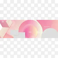 春天大促渐变彩色banner背景
