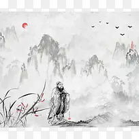 水墨中国风传统文化