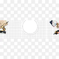 淘宝时尚网格服饰上新促销banner