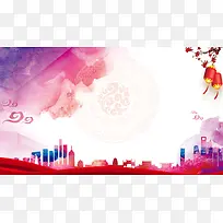 中国风水墨背景