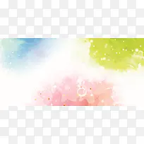 清新梦幻手绘背景