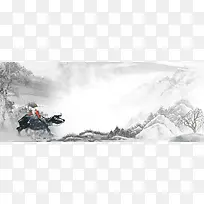 中国风banner背景