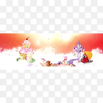 粉色浪漫城堡 七彩童年