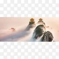 梦幻古城背景装饰