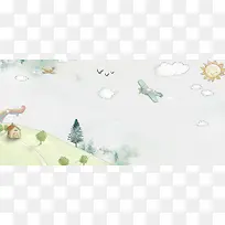 夏不为利促销海报背景