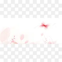 粉红色手绘花朵背景