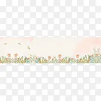 可爱风 卡通 banner背景