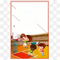 篮球运动比赛背景素材
