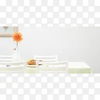 日系清新文艺花朵家居女装桌椅客厅美食淘宝背景
