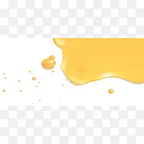 黄色水珠奶油背景
