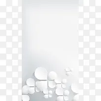 白色淡雅H5背景图片