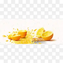 橙子橘子果汁背景