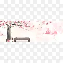 电商淘宝七夕情人节唯美海报banner