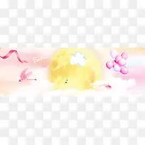 电商淘宝七夕情人节促销banner海报