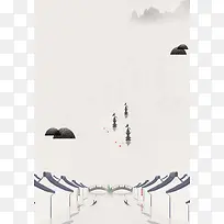 水墨中国风海报背景