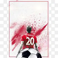 创意手绘2018世界杯海报