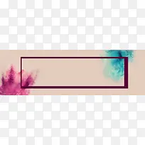 banner 大气 简单 几何