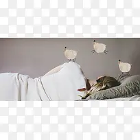 其他美女小羊背景