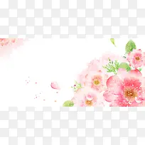 唯美花朵背景