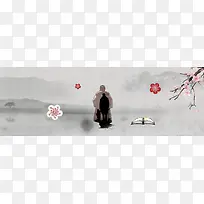 9月10号教师节中国风复古banner