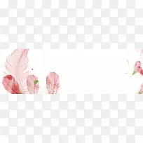 淘宝天猫服装浪漫清新文艺白色banner