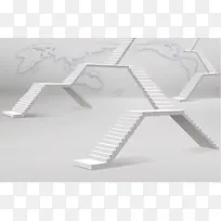 独木桥企业海报背景素材