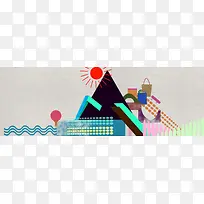 抽象女装背景